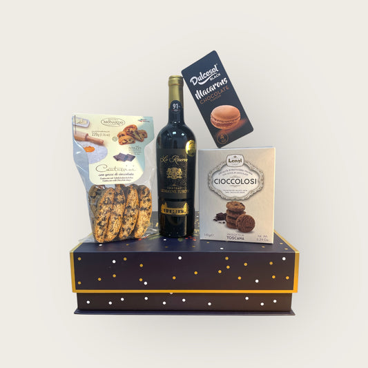 Red Wine & Treats Christmas Hamper