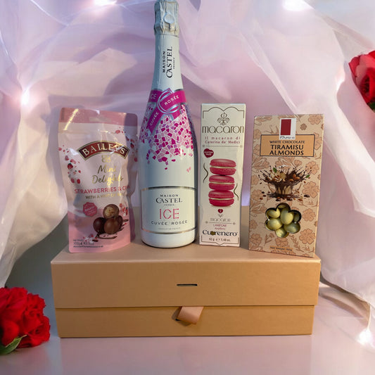 Ice Cava Rose & Chocolates